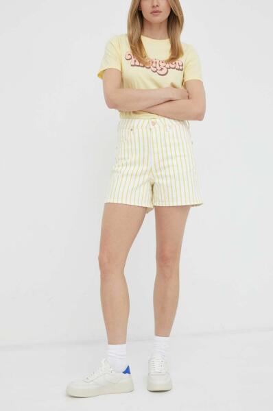 Vásárlás: Wrangler rövidnadrág női, sárga, mintás, magas derekú - sárga 25  Női rövidnadrág árak összehasonlítása, rövidnadrág női sárga mintás magas  derekú sárga 25 boltok