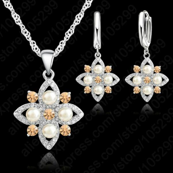 Vásárlás: Maria King Pezsgőszínű kristály és gyöngy nyaklánc és fülbevaló  szett, ezüstözött lánccal (WEN192) Ékszer szett árak összehasonlítása,  Pezsgőszínű kristály és gyöngy nyaklánc és fülbevaló szett ezüstözött  lánccal WEN 192 boltok
