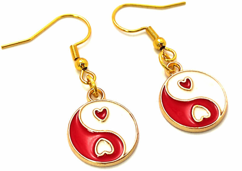 Vásárlás: Maria King Piros-fehér jin-jang fülbevaló (STM-414-f) Fülbevaló  árak összehasonlítása, Piros fehér jin jang fülbevaló STM 414 f boltok