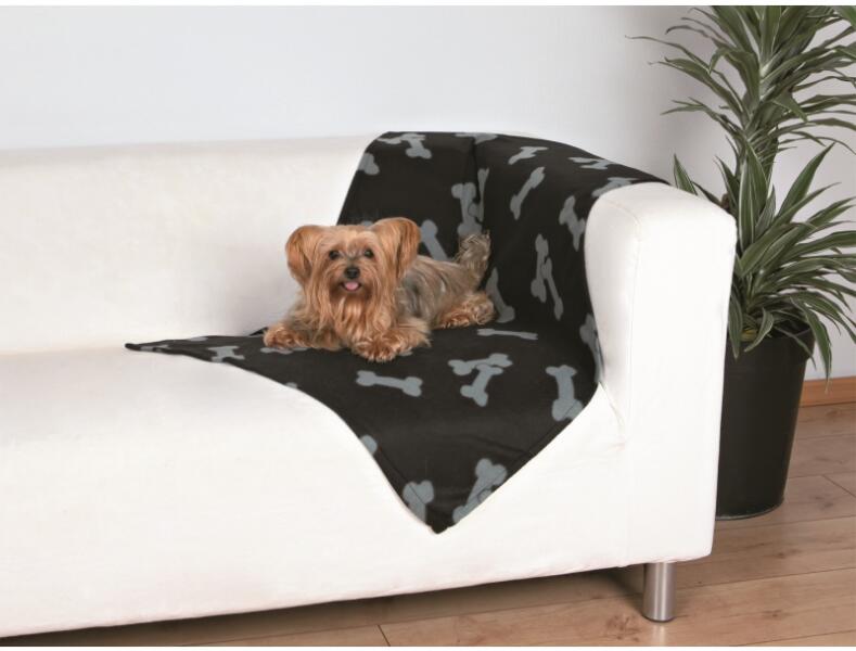 Blanket Beany 100x70 cm fekete 37192