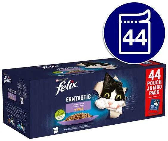 Fantastic beef, chicken, salmon & tuna jelly 44x85 g