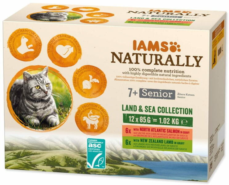 Naturally Senior Land & Sea Collection 12x85 g