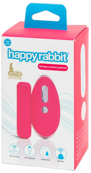 Vásárlás: Happy Rabbit - akkus, rádiós vibrációs bugyi (pink-fekete)  (05975620000) Vibrátor árak összehasonlítása, akkus rádiós vibrációs bugyi  pink fekete 05975620000 boltok