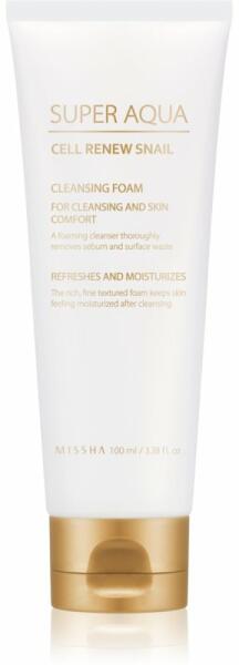 Super Aqua Cell Renew Snail Cleansing Foam arctisztító hab 100 ml