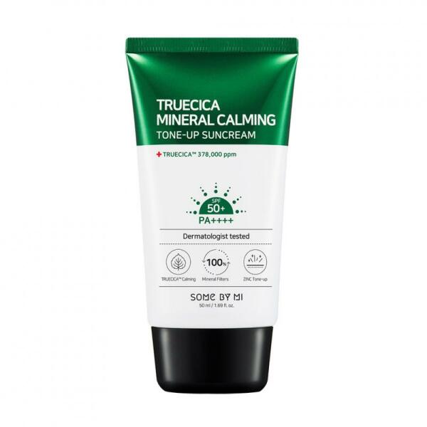 Truecica Mineral Calming Tone-Up Suncream SPF 50+ 50ml
