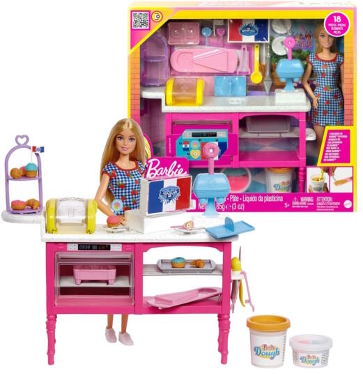Vásárlás: Mattel Barbie francia kávézója játékszett gyurmával -  gyerekjatekbolt Barbie baba árak összehasonlítása, Barbie francia kávézója  játékszett gyurmával gyerekjatekbolt boltok