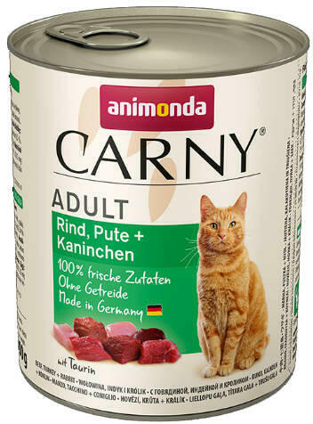 Carny Adult beef, turkey, rabbit 800 g