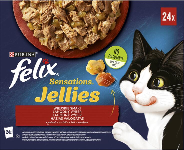 Vásárlás: FELIX Sensations Jellies Házias válogatás aszpikban nedves  macskaeledel 4 x Macskaeledel árak összehasonlítása,  SensationsJelliesHáziasválogatásaszpikbannedvesmacskaeledel4x boltok