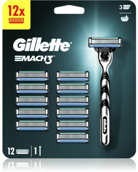Gillette Mach3 borotva + tartalék pengék