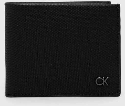 Secure Tether unique Calvin Klein portofel de piele barbati, culoarea negru PPYX-PFM02J_99X ( Portofel) - Preturi