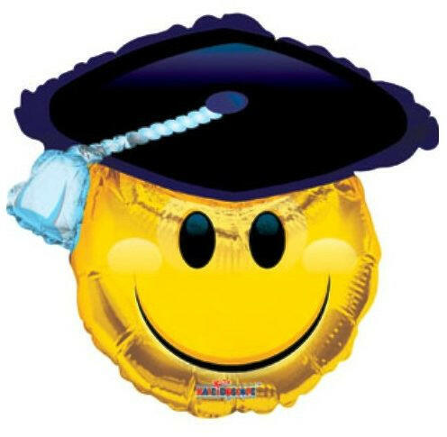 Ballagási óriás fólia lufi 71cm Smile (LUFI315563)