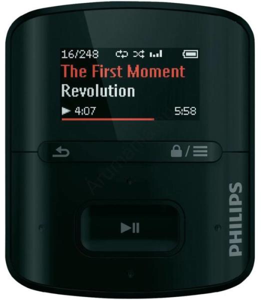 Philips GoGear Raga 4GB (SA4RGA04) MP3 lejátszó vásárlás, akciós Philips MP3,  MP4 lejátszó boltok