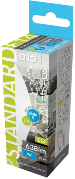 Oro-e14-c37-toto-7w-cw Led Fényforrás (oro03010) (oro03010)