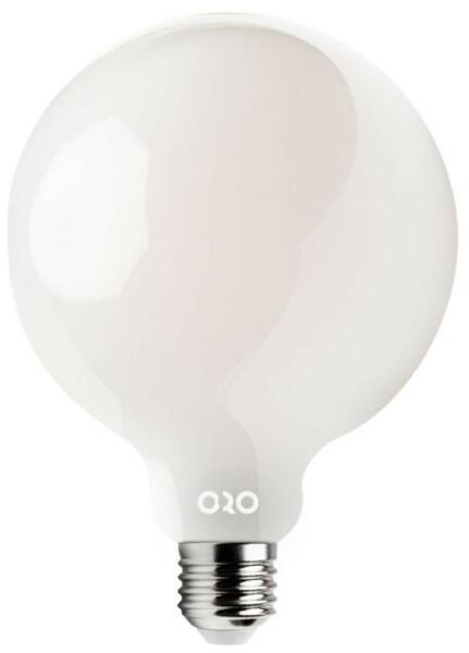 ORO-E27-G125-FL-ROTO-10, 5W-WW FILAMENT, A++, 1521lm, 2700K (ORO04137) (ORO04137)