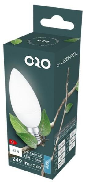 Oro-e14-c37-toto-3, 5w-cw Fényforrás (oro03070) (oro03070)
