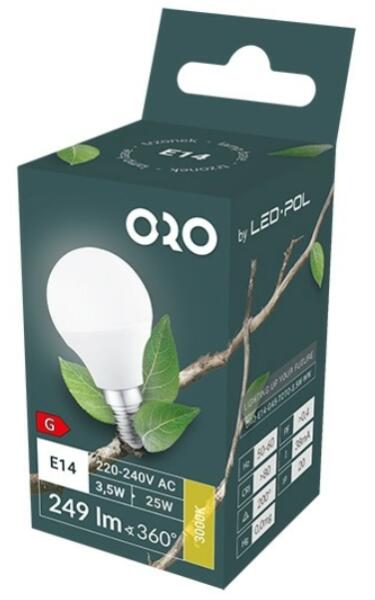 Oro-e14-g45-toto-3, 5w-ww Fényforrás (oro03074) (oro03074)