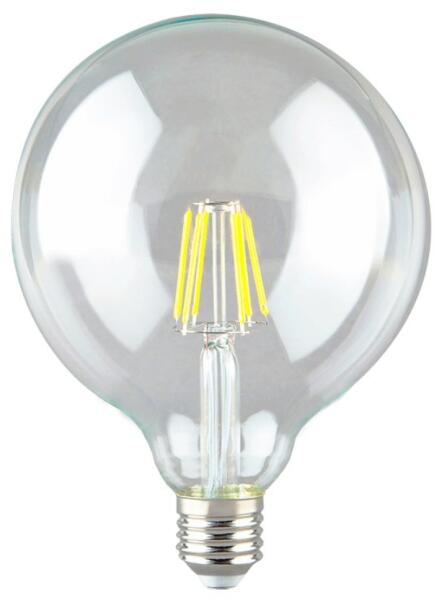 ORO-E27-G125-FL-CLARO-8W-WW FILAMENT, 950lm, 2700K (ORO04099) (ORO04099)