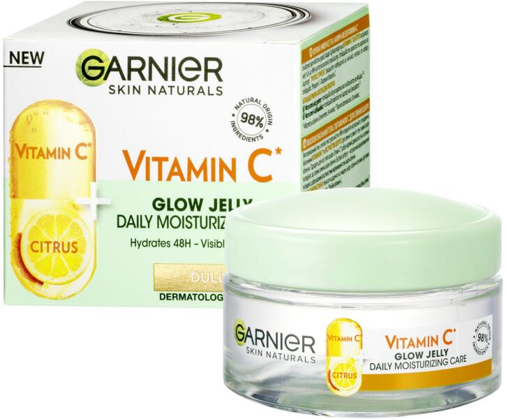 Skin Naturals Vitamin C Glow Jelly Daily Moisturizing Care arcgél 50 ml