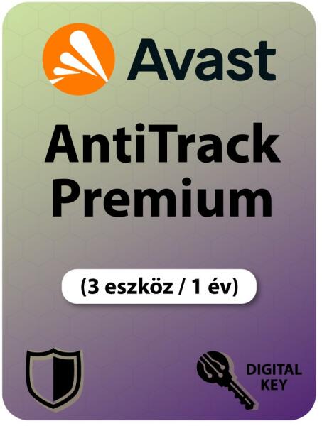 Avast Antitrack Premium (3 eszköz / 1 év) (Elektronikus licenc) (APW.3.12m)  - vrsoft Egyéb szoftver árak, olcsó Egyéb szoftver akció, program boltok