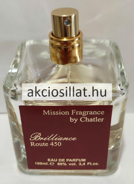 Chatler Mission Fragrance Brilliance Route 450 EDP 50 ml Tester parfüm  vásárlás, olcsó Chatler Mission Fragrance Brilliance Route 450 EDP 50 ml  Tester parfüm árak, akciók