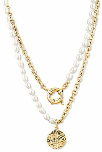 Vásárlás: JwL Luxury Pearls Stílusos aranyozott nyaklánc valódi folyami  gyöngyökkel JL0798 Nyaklánc árak összehasonlítása, JwL Luxury Pearls  Stílusos aranyozott nyaklánc valódi folyami gyöngyökkel JL 0798 boltok