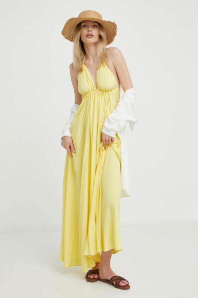 Vásárlás: ANSWEAR ruha sárga, maxi, harang alakú - sárga L/XL Női ruha árak  összehasonlítása, ruha sárga maxi harang alakú sárga L XL boltok