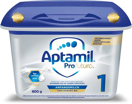 NUTRICIA Lapte praf Aptamil ProFutura 1, 800g, 0-6 luni, Nutricia (Formula  de lapte praf) - Preturi