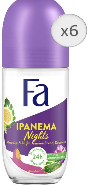 Fa Ipanema Nights golyós dezodor, 6x50 ml dezodor vásárlás, olcsó Fa  Ipanema Nights golyós dezodor, 6x50 ml izzadásgátló árak, akciók