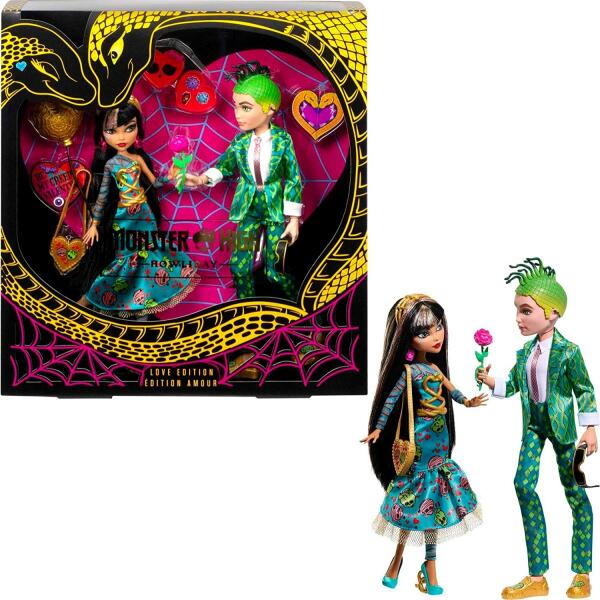 Vásárlás: Mattel Monster High Cleo De Nile és Deuce Gorgon "Howliday Love  Edition Collector" baba szett kiegészítőkkel Barbie baba árak  összehasonlítása, Monster High Cleo De Nile és Deuce Gorgon Howliday Love  Edition