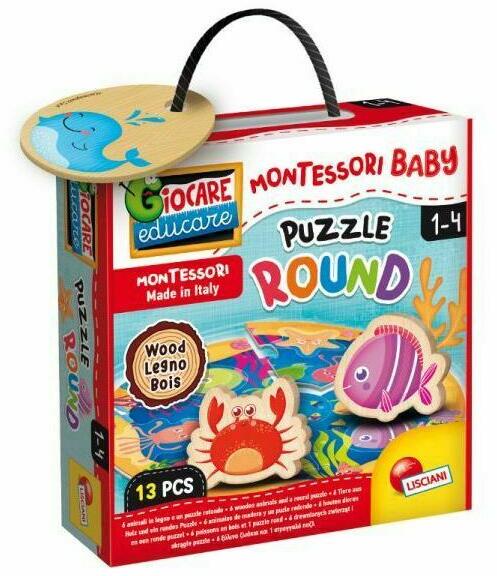 Montessori baby puzzle - Tengeri állatok (LIS96916)