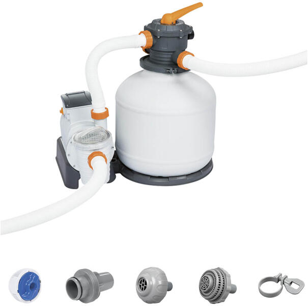 Flowclear homokszűrő 11 m3/h ChemConnect vegyszeradagolóval (VPA 035)
