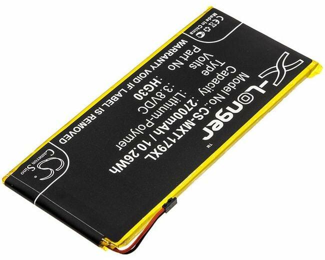 Cameron Sino Batteria Sostitutiva 2700 MAh / 9,99 Wh Per ACER Iconia B1-720, AP13P8J, KT.0010G.005 – Li-Polymer 3.7V Nero