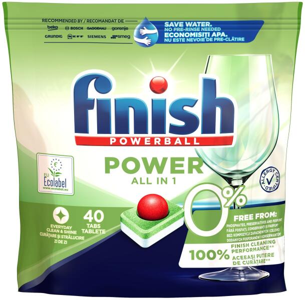 Vásárlás: Finish Power 0% All in 1 Green mosogatógép tabletta 40 db Gépi  mosogatószer, öblítőszer árak összehasonlítása, Power 0 All in 1 Green  mosogatógép tabletta 40 db boltok
