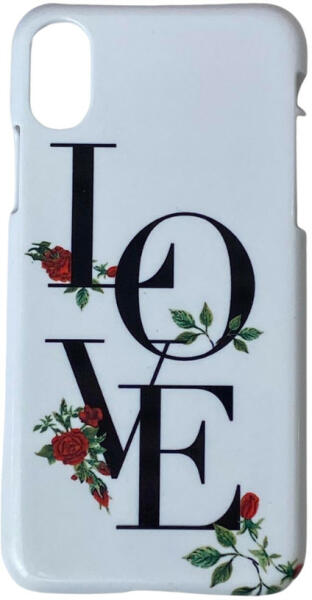 Vásárlás: CR - iPhone X/XS Love feliratos rózsás fehér műanyag telefontok  Mobiltelefon tok árak összehasonlítása, CR iPhone X XS Love feliratos  rózsás fehér műanyag telefontok boltok