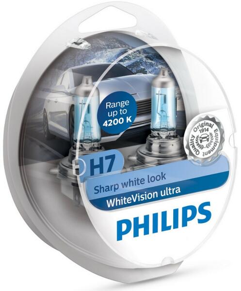 Vásárlás: Philips WhiteVision Ultra H7 2x (12972WVUSM) Autó izzó árak  összehasonlítása, WhiteVision Ultra H 7 2 x 12972 WVUSM boltok