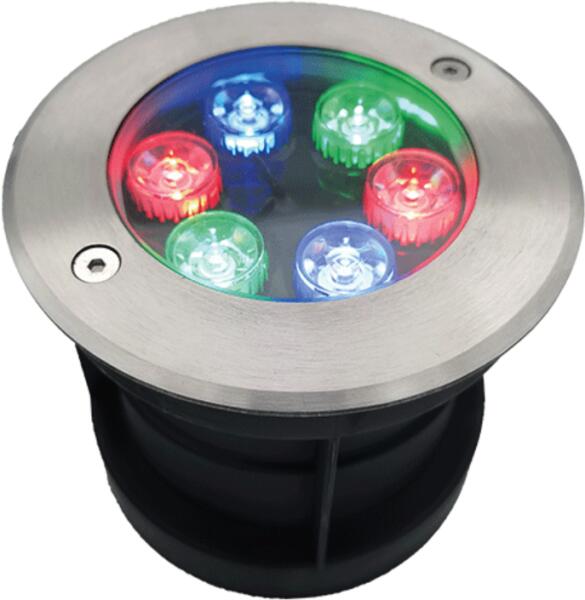 Led Underwater Light 6W Rgb, Ip68 With Remoute (96UW6RGB)