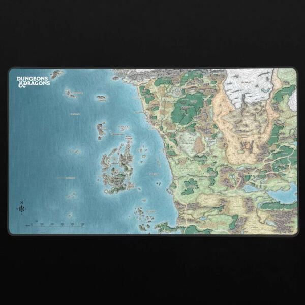 Dungeons & Dragons Faerun (KX-DND-XXL-MAP-PC)