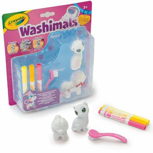 Washimals - Kimosható kutya és cica figura szett 2 db-os (74-7512)