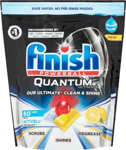Vásárlás: Finish Quantum Ultimate All in 1 mosogatógép kapszula - Lemon 60  db Gépi mosogatószer, öblítőszer árak összehasonlítása, Quantum Ultimate  All in 1 mosogatógép kapszula Lemon 60 db boltok