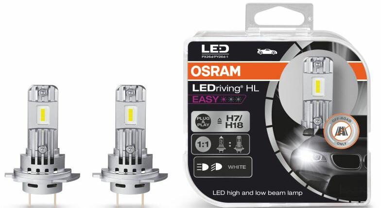 Vásárlás: OSRAM LEDriving HL EASY H7/H18 16W 12V 2x (64210DWESY) Autó izzó  árak összehasonlítása, LEDriving HL EASY H 7 H 18 16 W 12 V 2 x 64210 DWESY  boltok