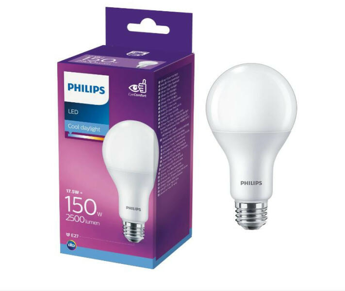 Vásárlás: Philips E27 LED 17, 5W 2500lm 6500K-150W izzó helyett  (8718696813836) LED izzó árak összehasonlítása, E 27 LED 17 5 W 2500 lm  6500 K 150 W izzó helyett 8718696813836 boltok