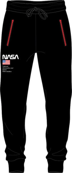 EPlus Pantaloni de trening pentru bărbați - Nasa negru Mărimea - Adult: M ( Pantaloni trening barbati) - Preturi