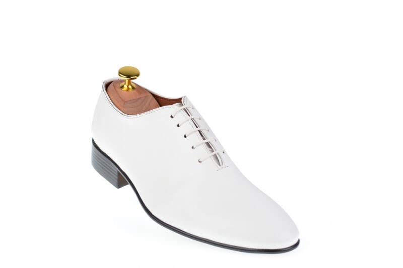 Ellion Pantofi barbati albi, eleganti din piele naturala 024ABOX (Pantof  barbati) - Preturi