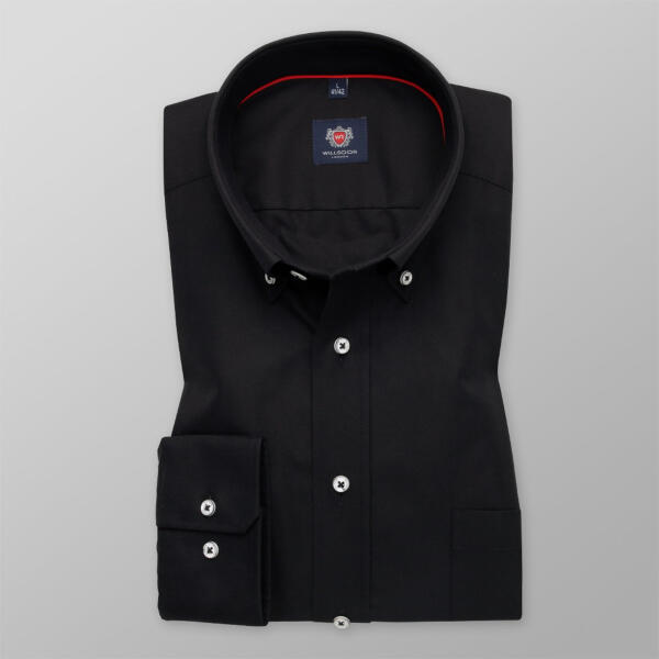 Vásárlás: Willsoor Klasszikus férfi ing fekete színben 11699 Férfi ing árak  összehasonlítása, Klasszikusférfiingfeketeszínben11699 boltok