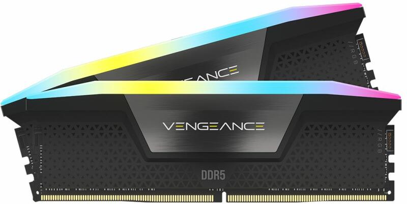 CORSAIR DDR5-6600MHz VENGEANCE 64GB ブラック Corsair VENGEANCE RGB 64GB (2x32GB) DDR5 6600MHz