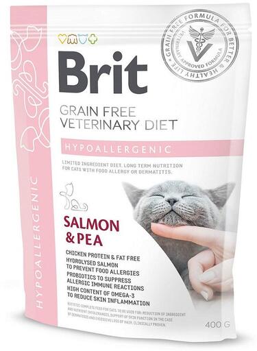 Grain Free Veterinary Diet Hypoallergenic salmon & pea 400 g