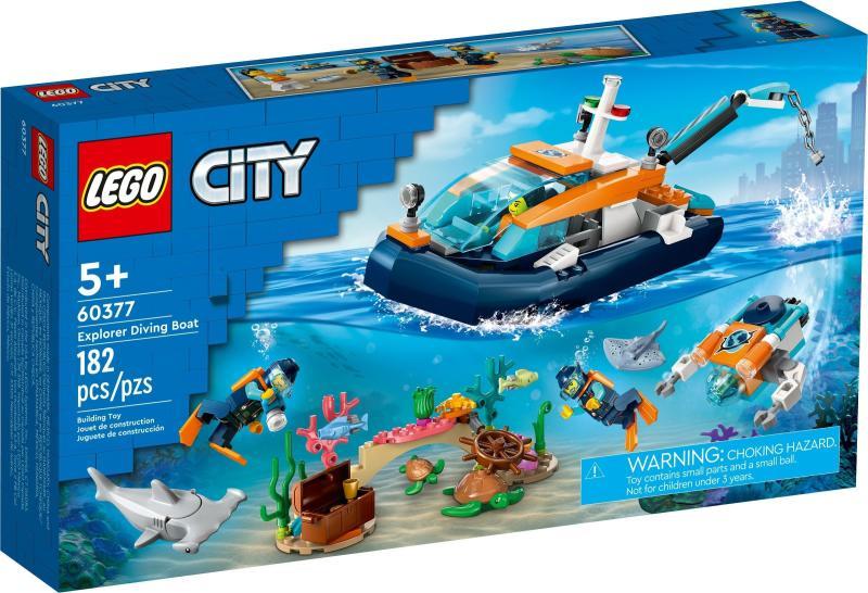 Vásárlás: LEGO® City - Felfedező búvárhajó (60377) LEGO árak  összehasonlítása, City Felfedező búvárhajó 60377 boltok