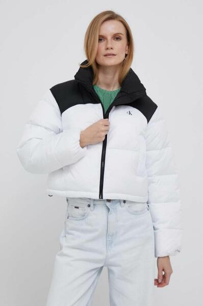 Vásárlás: Calvin Klein Jeans rövid kabát női, fehér, téli - fehér M Női  dzseki árak összehasonlítása, rövid kabát női fehér téli fehér M boltok