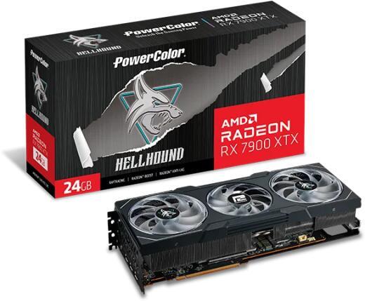 RADEON RX 7900 XTX HellHound Spectral OC 24GB GDDR6 (RX7900XTX 24G-L/OC)