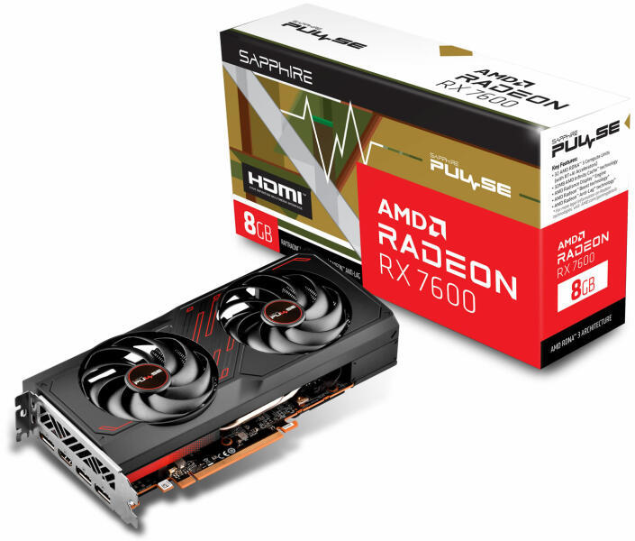 PULSE AMD Radeon RX 7600 8GB (11324-01-20G)